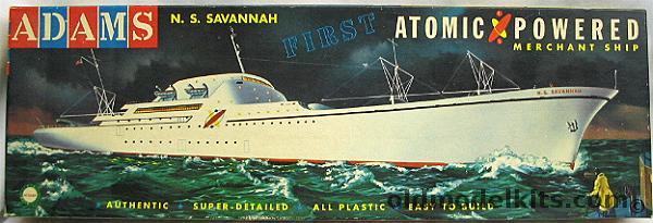 Adams 1/457 N.S. Savannah Atomic Powered Merchant Ship, K320-129 plastic model kit